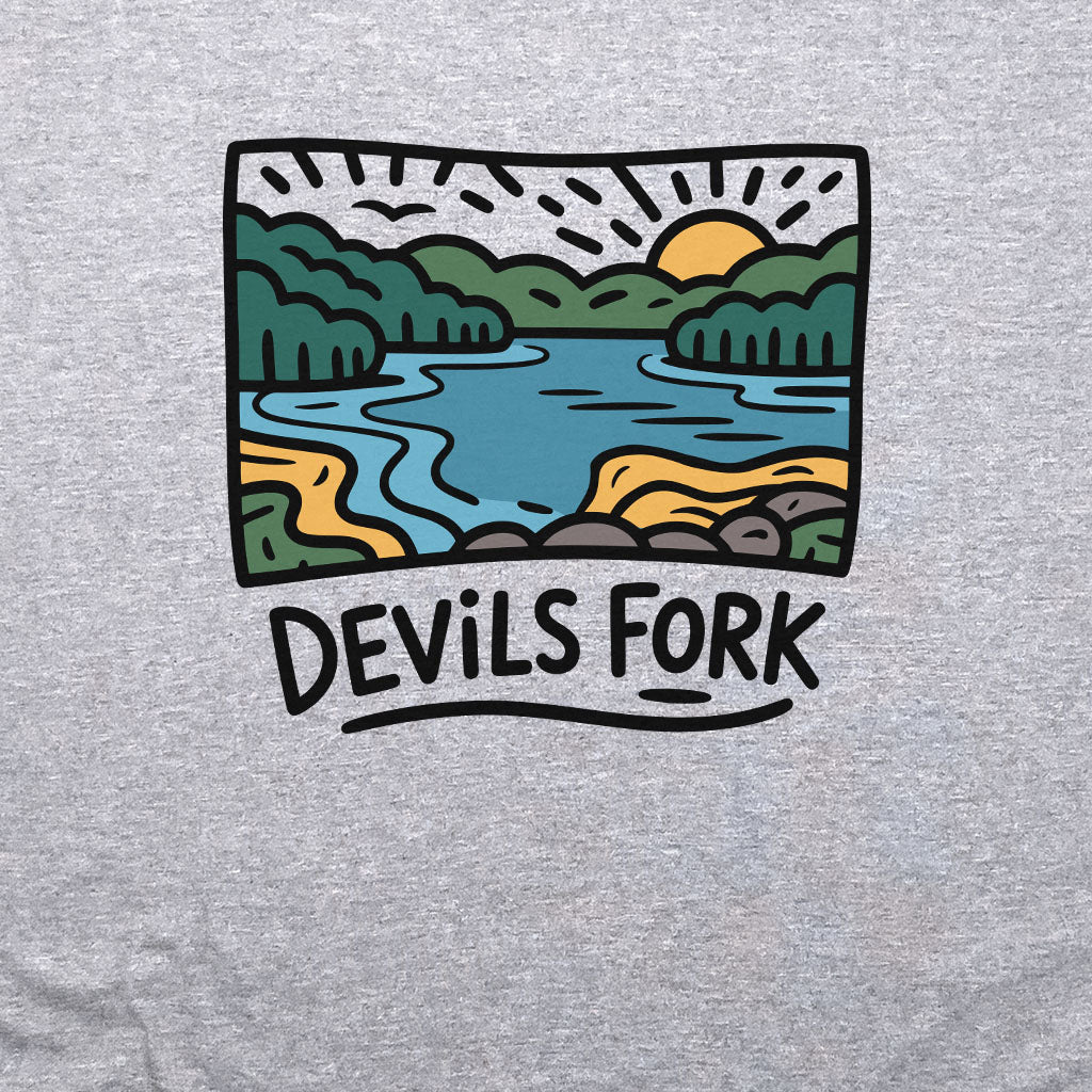Devil’s Fork State Park Crewneck Sweatshirt Adventure and Outdoors Themed Sweatshirt