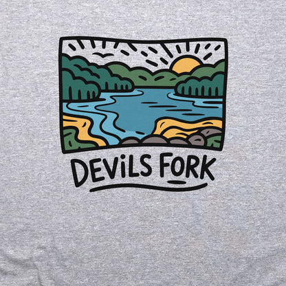 Devil’s Fork State Park Crewneck Sweatshirt Adventure and Outdoors Themed Sweatshirt