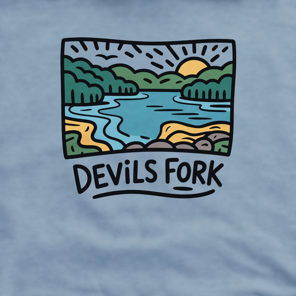 Devil’s Fork State Park Crewneck Sweatshirt Adventure and Outdoors Themed Sweatshirt