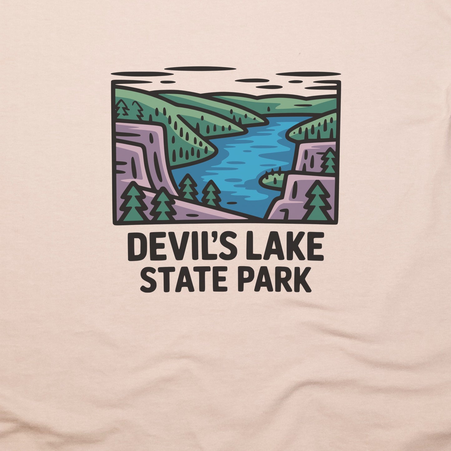 Devil's Lake State Park T-Shirt Adventure and Outdoors Themed T-Shirt
