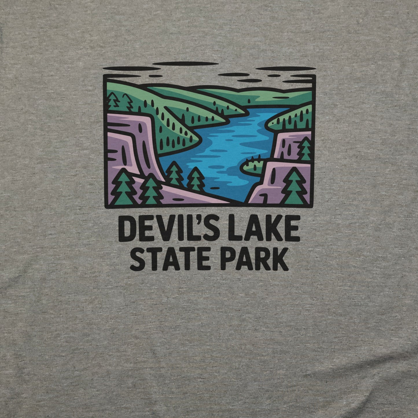 Devil's Lake State Park T-Shirt Adventure and Outdoors Themed T-Shirt
