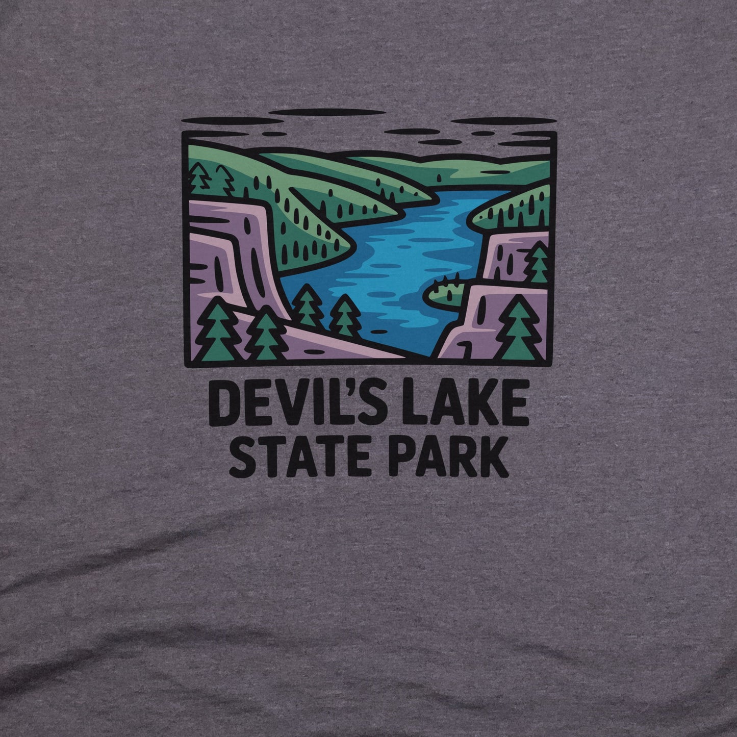 Devil's Lake State Park T-Shirt Adventure and Outdoors Themed T-Shirt