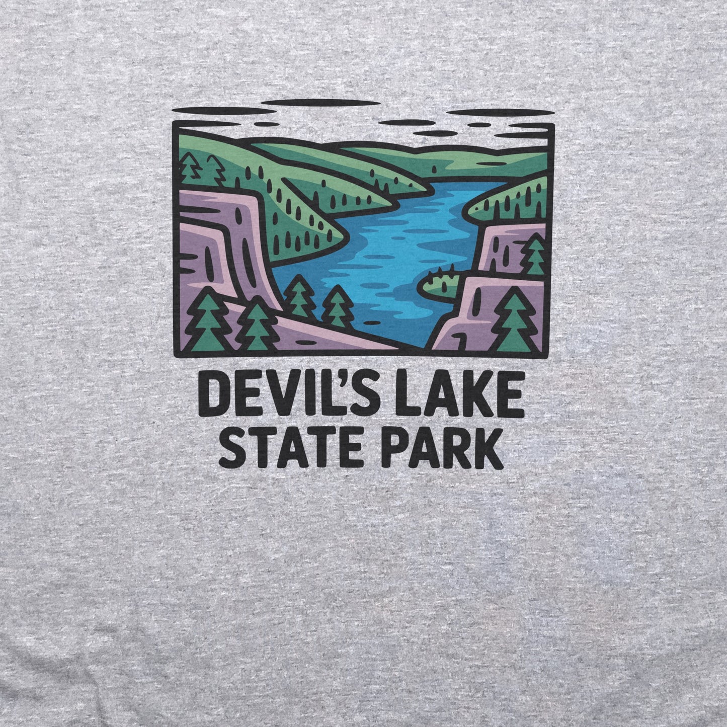 Devil's Lake State Park T-Shirt Adventure and Outdoors Themed T-Shirt