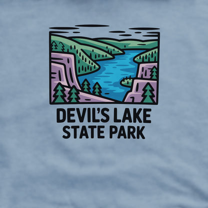 Devil’s Lake State Park Crewneck Sweatshirt Adventure and Outdoors Themed Sweatshirt