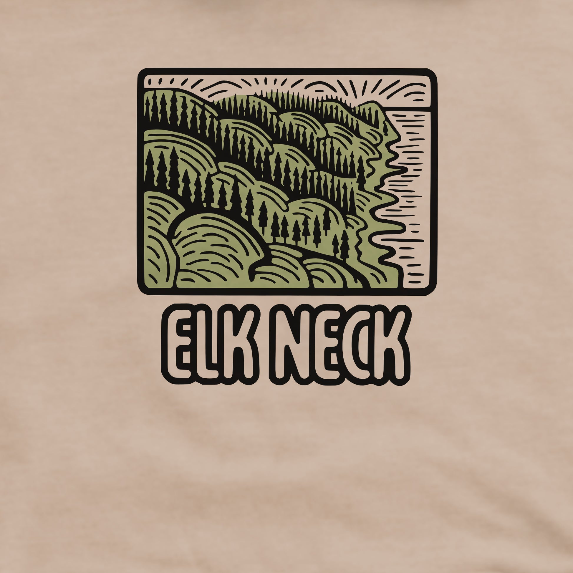 Elk Neck State Forest Crewneck Sweatshirt Adventure and Outdoors Themed Sweatshirt