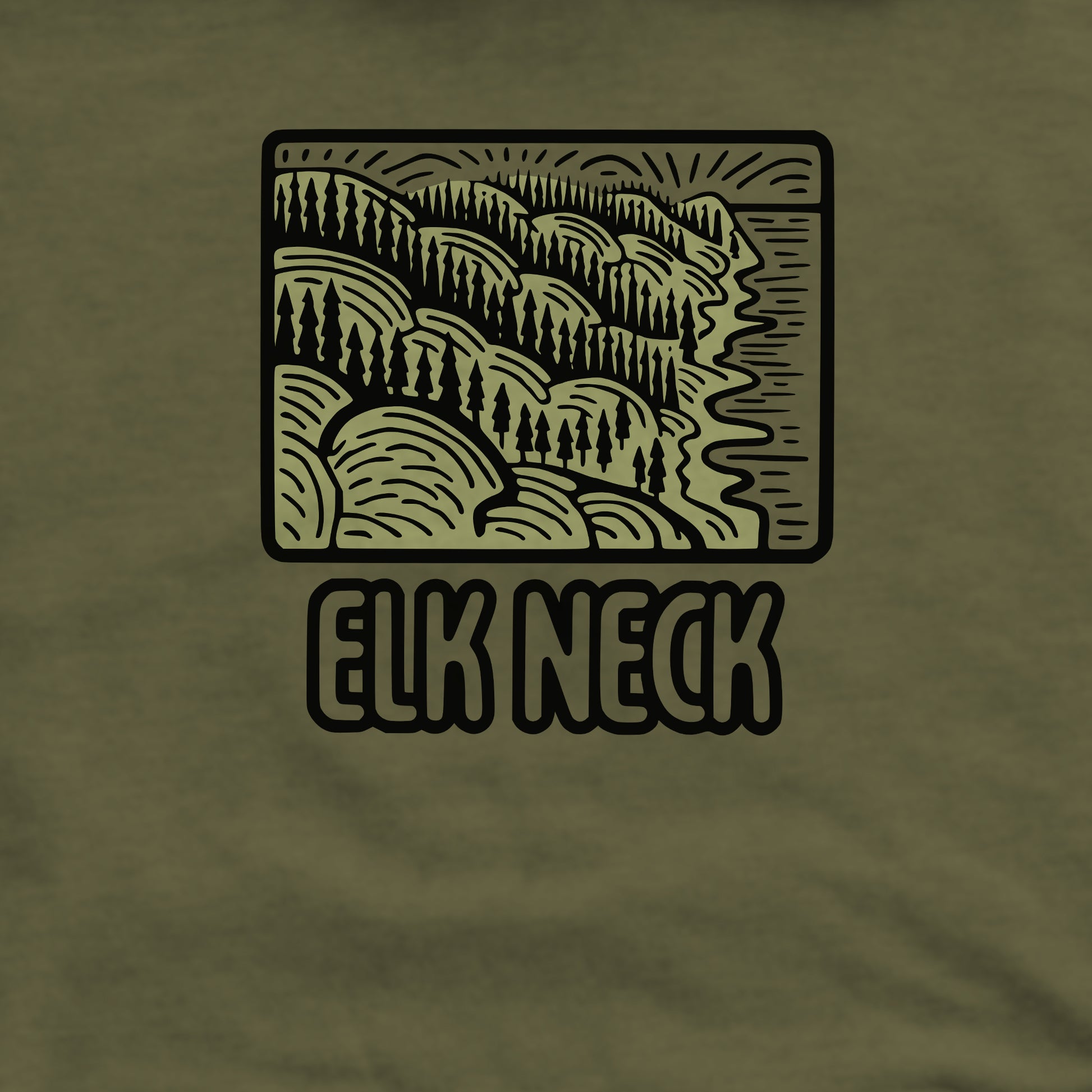 Elk Neck State Forest Crewneck Sweatshirt Adventure and Outdoors Themed Sweatshirt