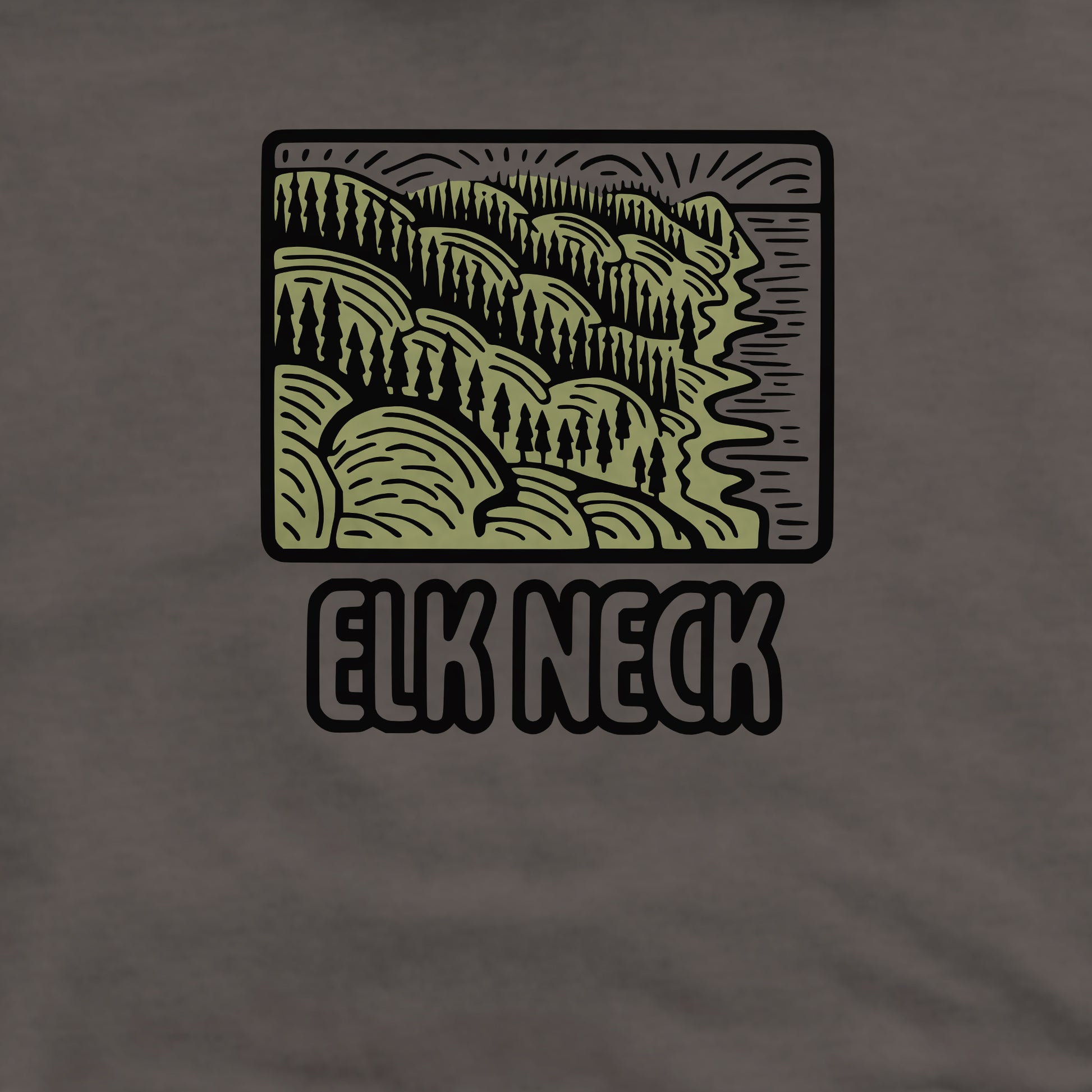 Elk Neck State Forest Crewneck Sweatshirt Adventure and Outdoors Themed Sweatshirt