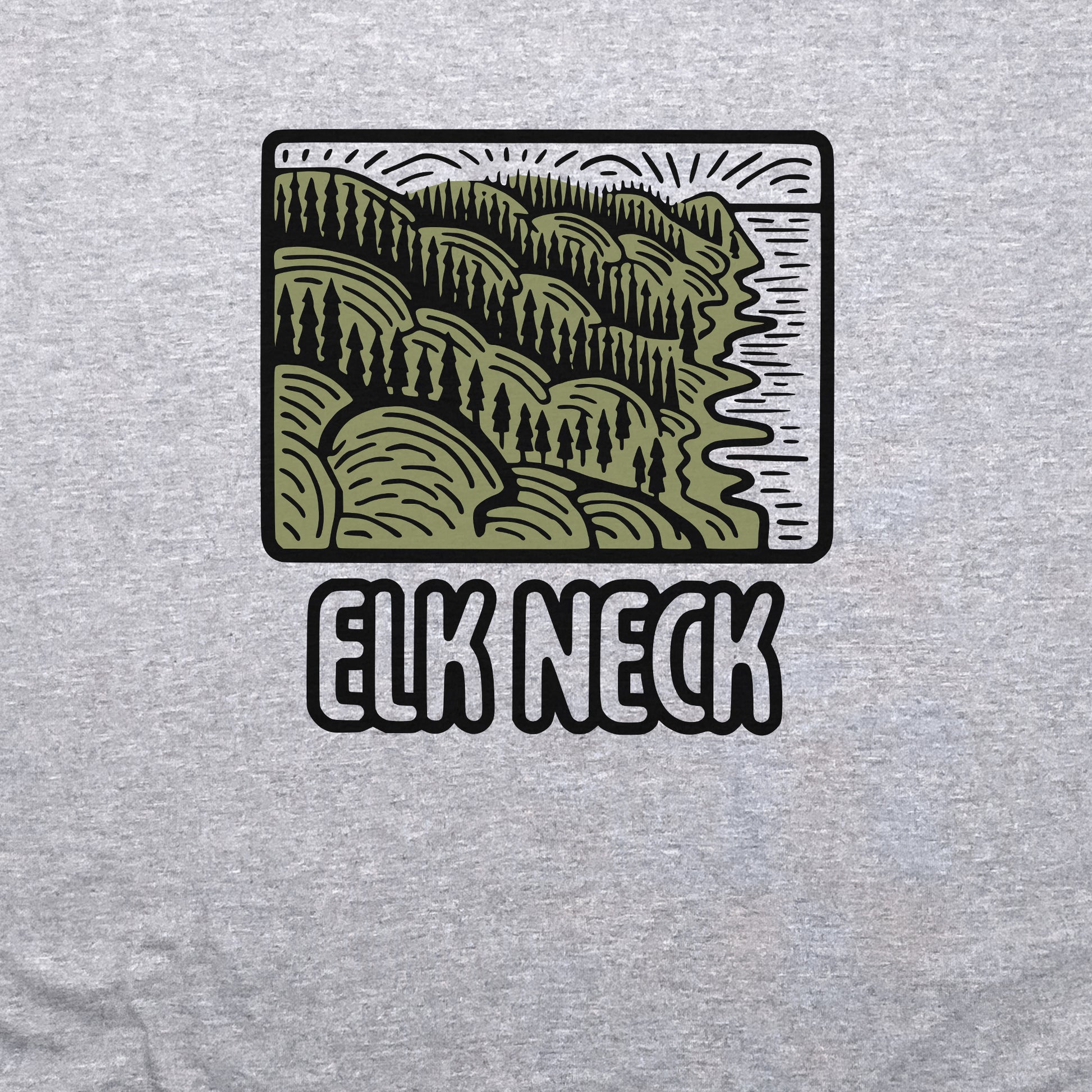 Elk Neck State Forest Crewneck Sweatshirt Adventure and Outdoors Themed Sweatshirt