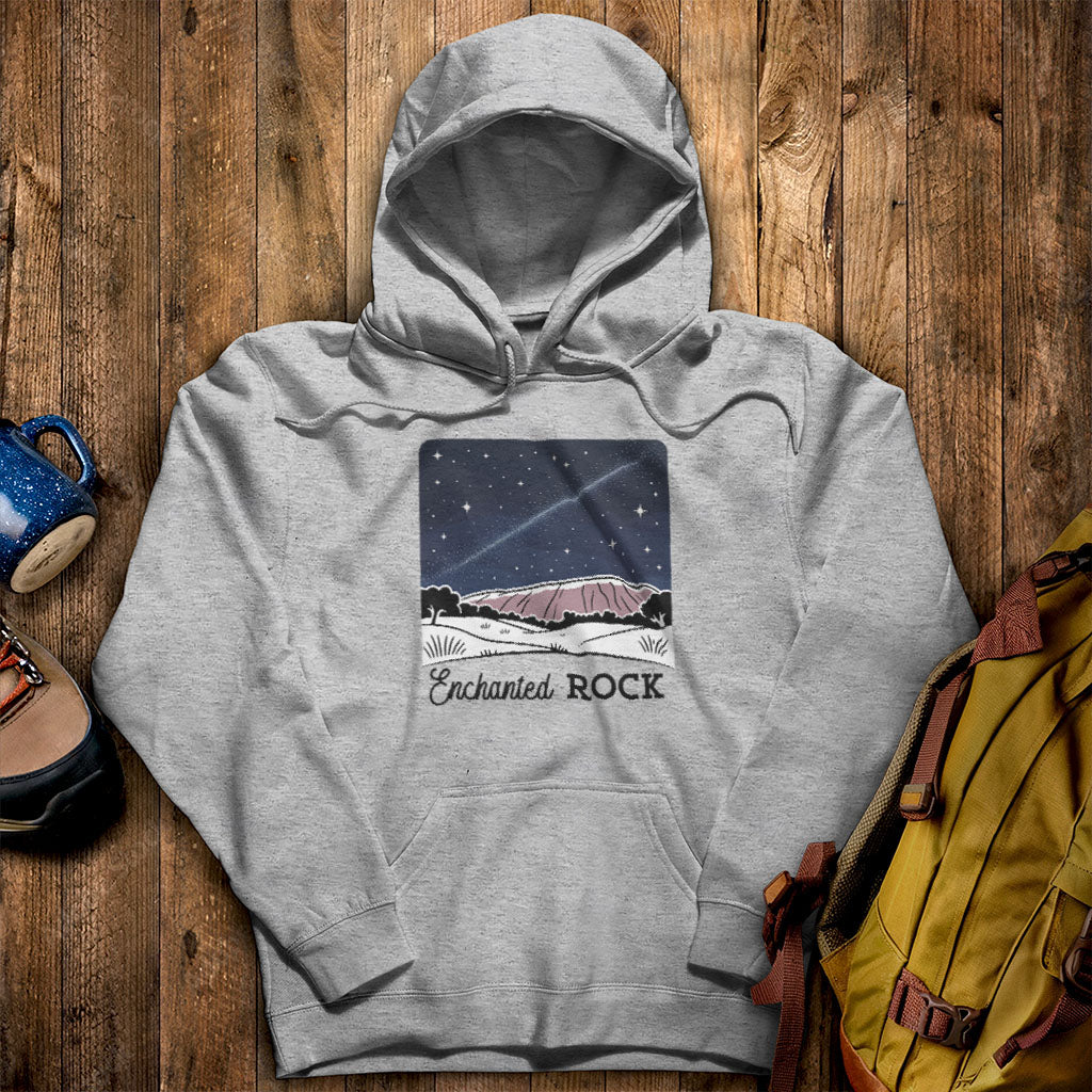 Enchanted Rock at Night Hoodie
