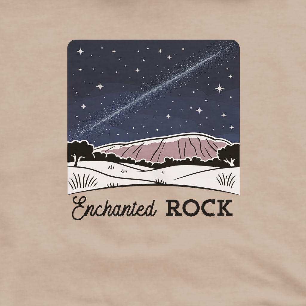 Enchanted Rock at Night Hoodie
