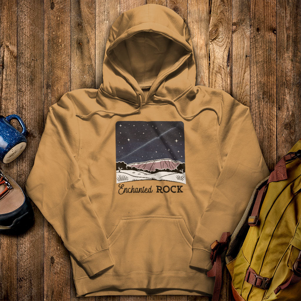 Enchanted Rock at Night Hoodie