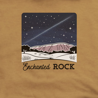Enchanted Rock at Night Hoodie