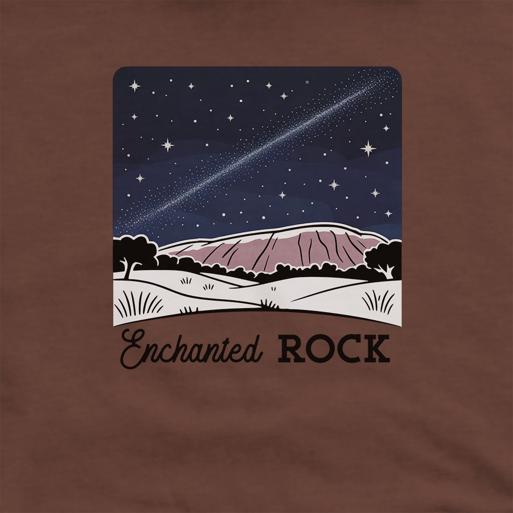 Enchanted Rock at Night Hoodie