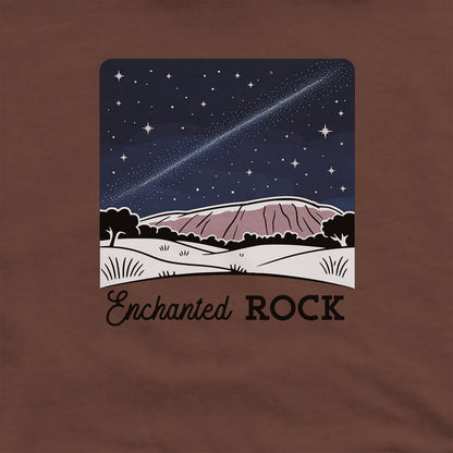Enchanted Rock at Night Hoodie