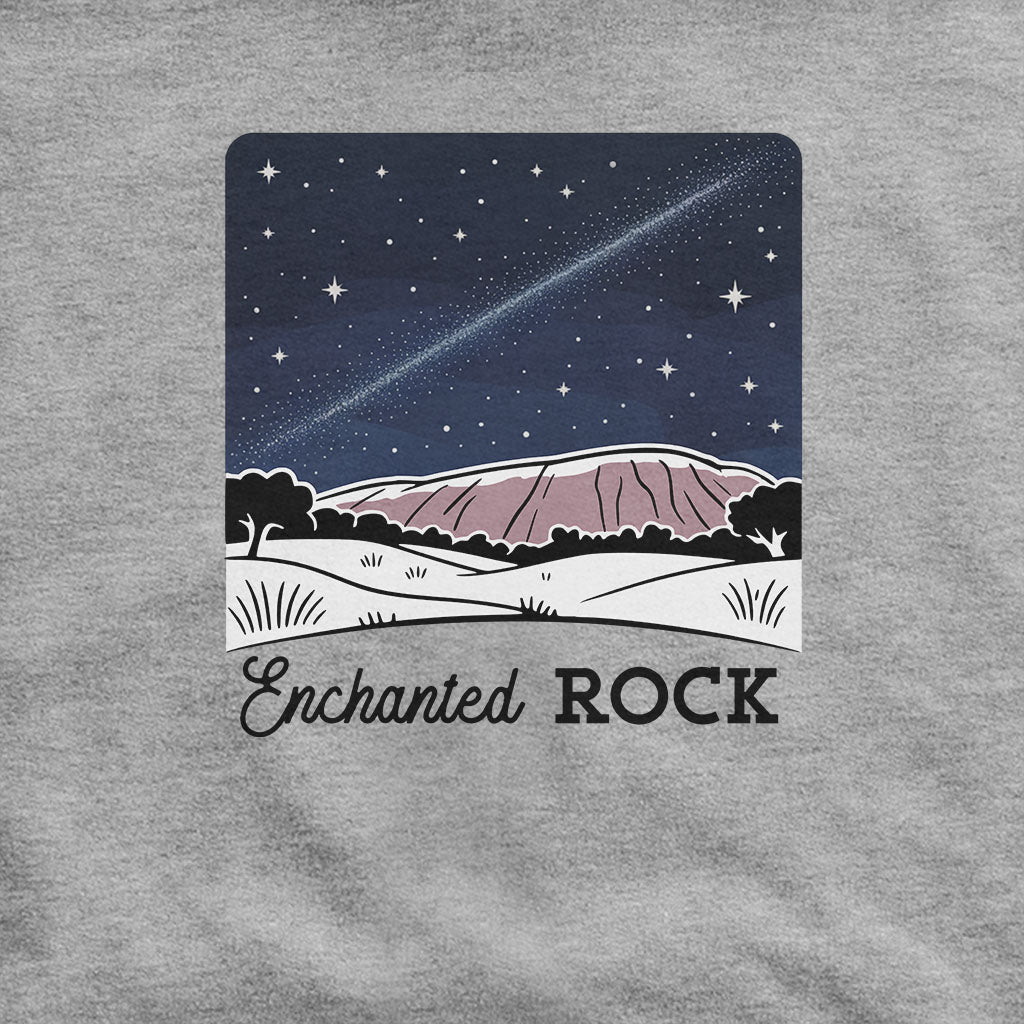Enchanted Rock at Night Hoodie