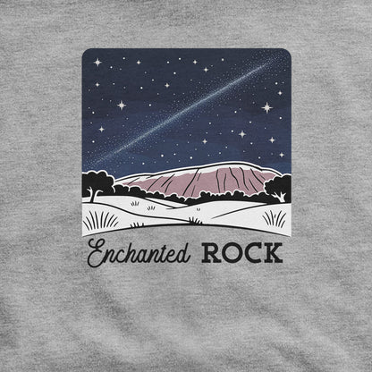 Enchanted Rock at Night Hoodie