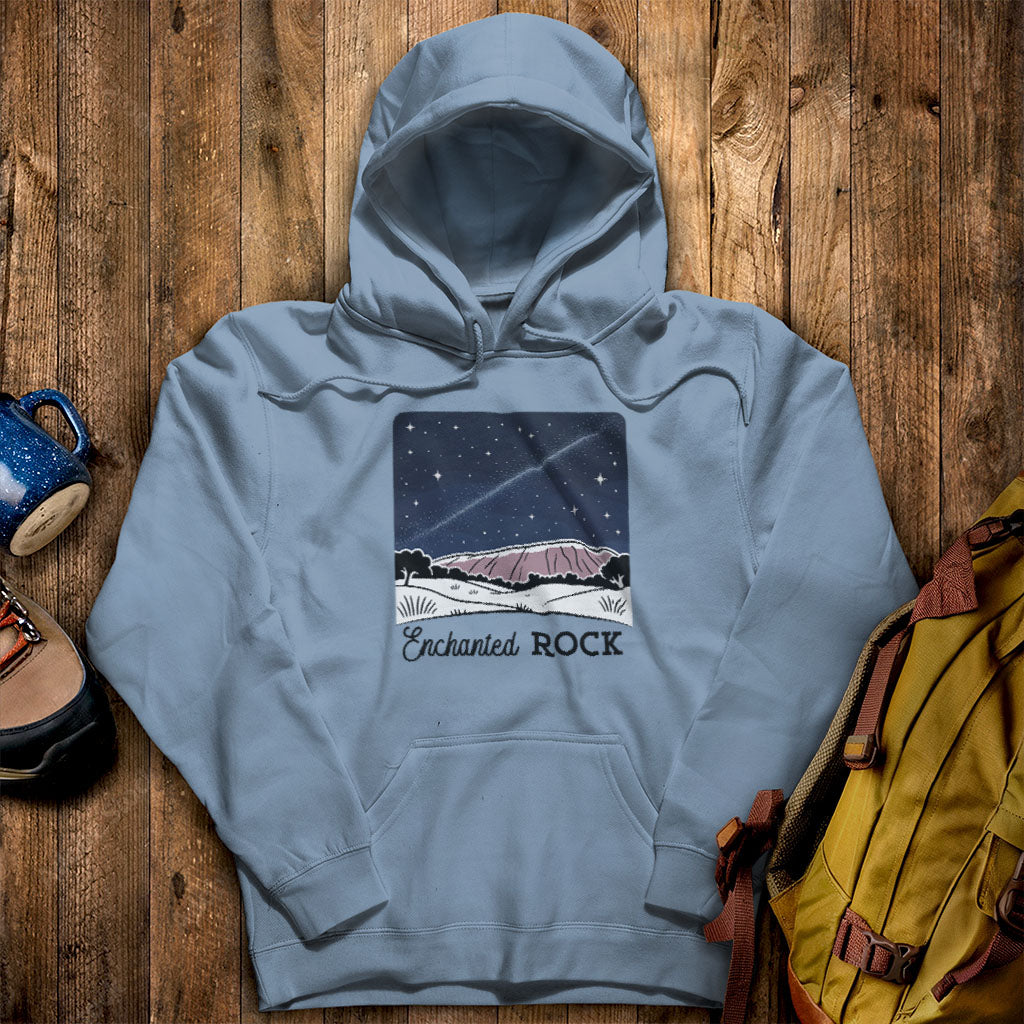 Enchanted Rock at Night Hoodie