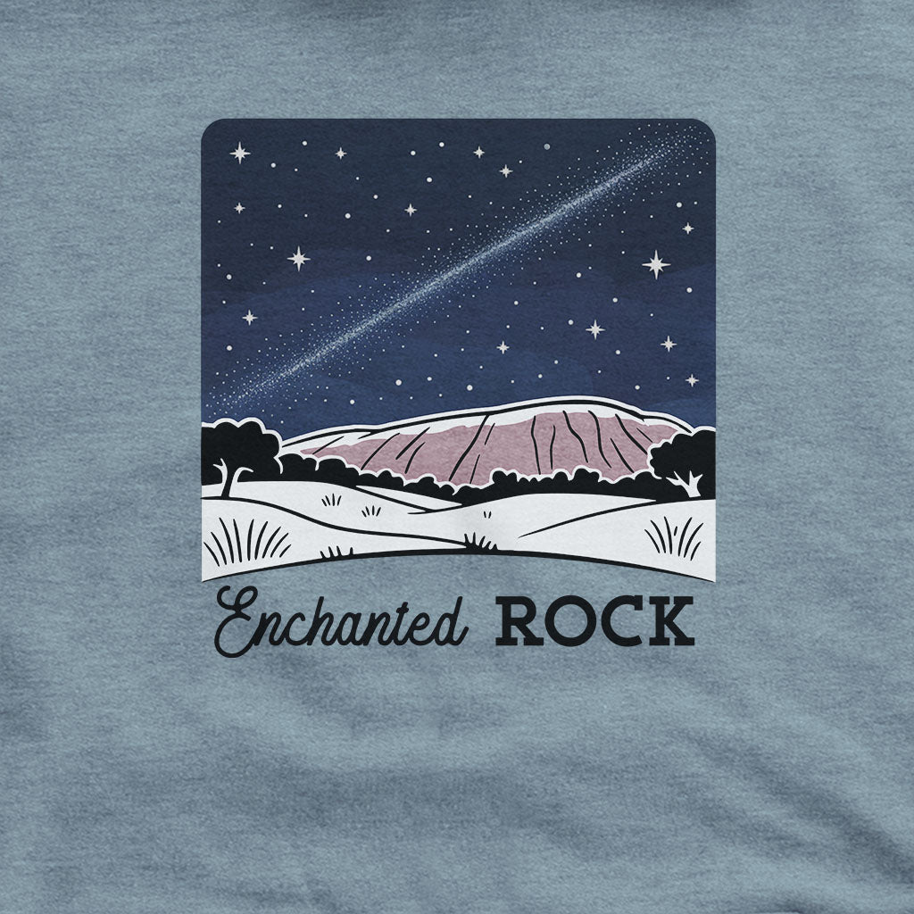 Enchanted Rock at Night Hoodie