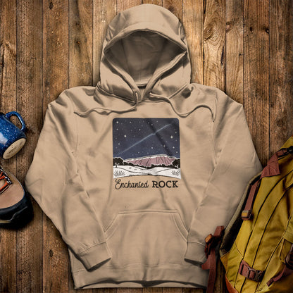 Enchanted Rock at Night Hoodie