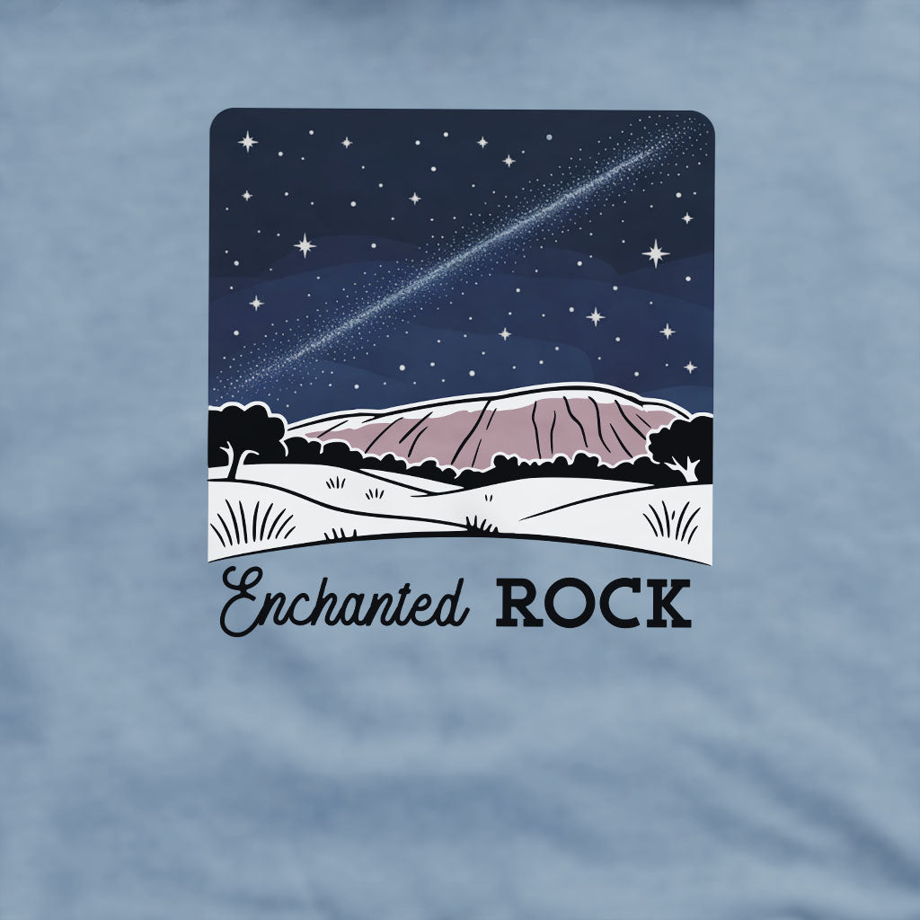 Enchanted Rock at Night Crewneck Sweatshirt