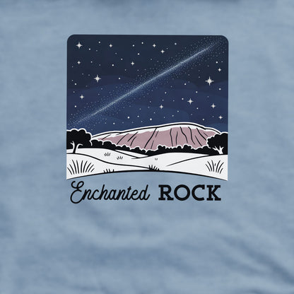 Enchanted Rock at Night Crewneck Sweatshirt