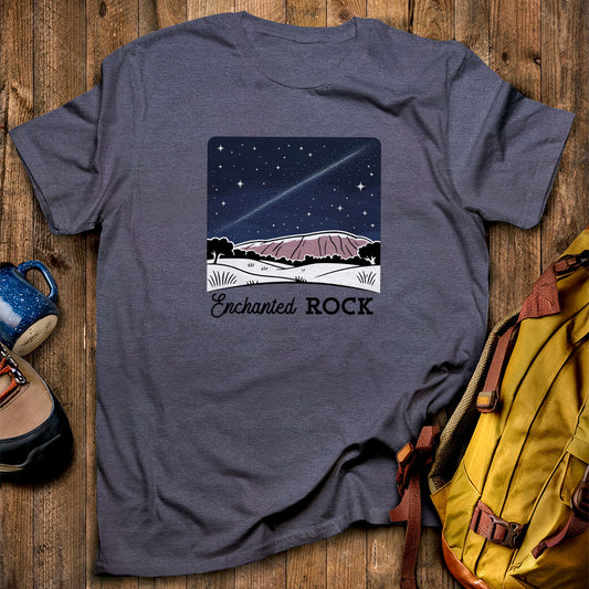 Enchanted Rock at Night T-Shirt