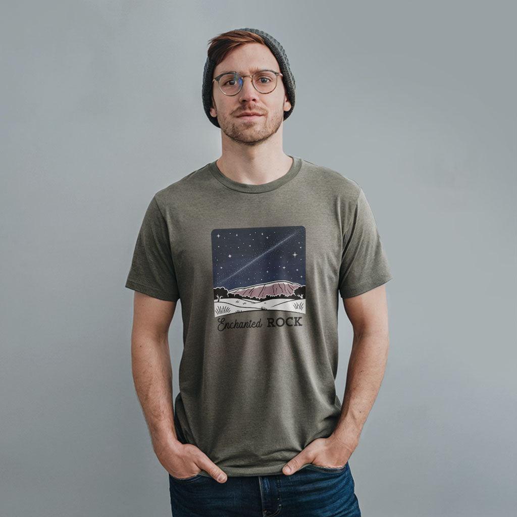 Enchanted Rock at Night T-Shirt