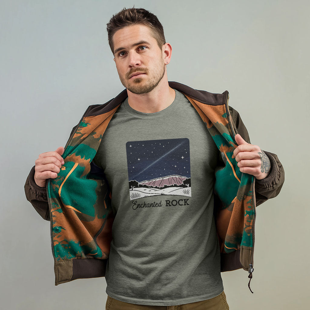 Enchanted Rock at Night T-Shirt