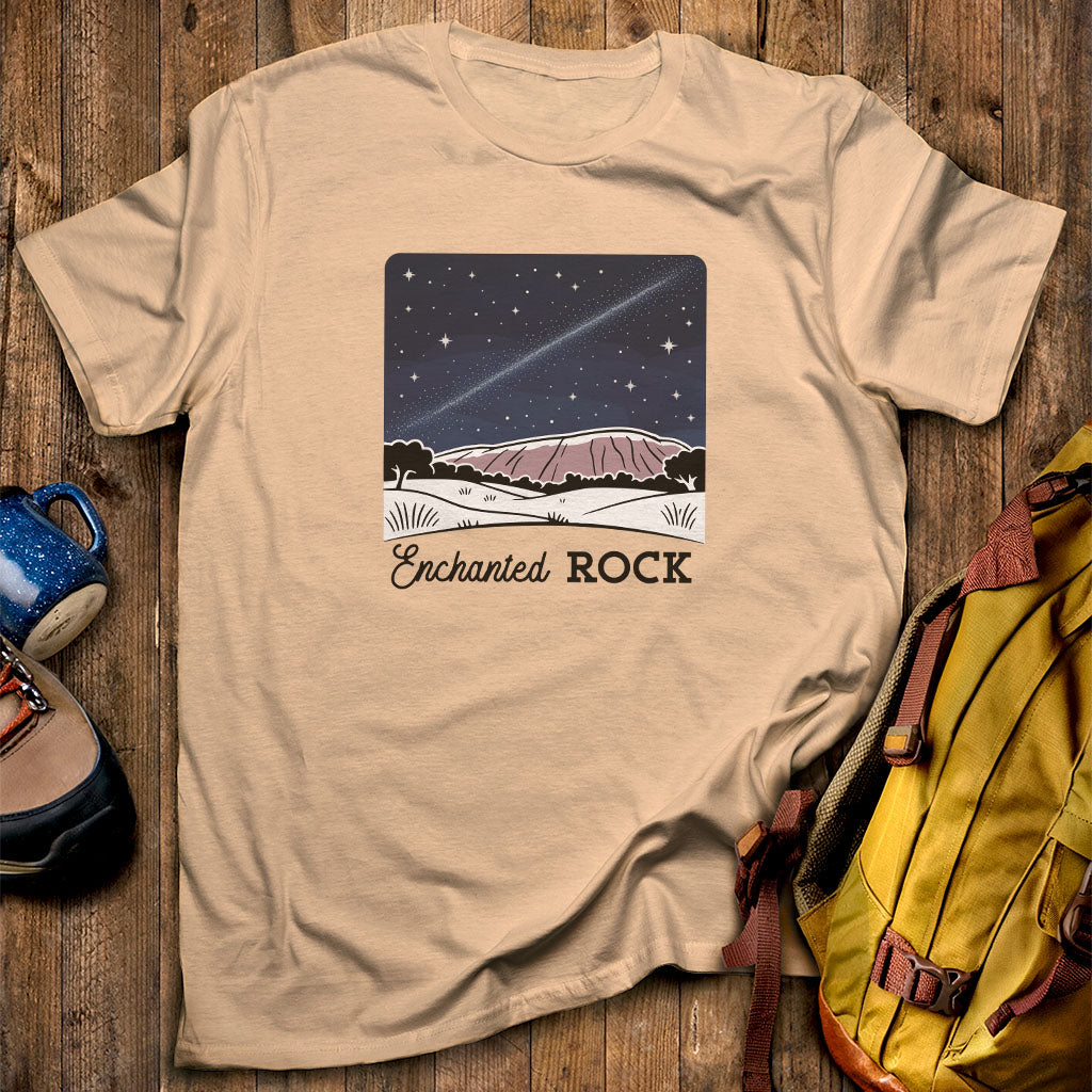 Enchanted Rock at Night T-Shirt