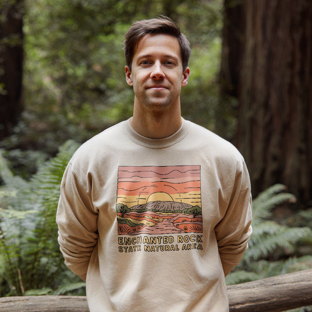 Enchanted Rock State Natural Area Crewneck Sweatshirt