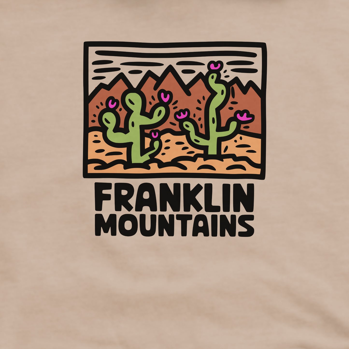 Franklin Mountains State Park Crewneck Sweatshirt Adventure and Outdoors Themed Sweatshirt