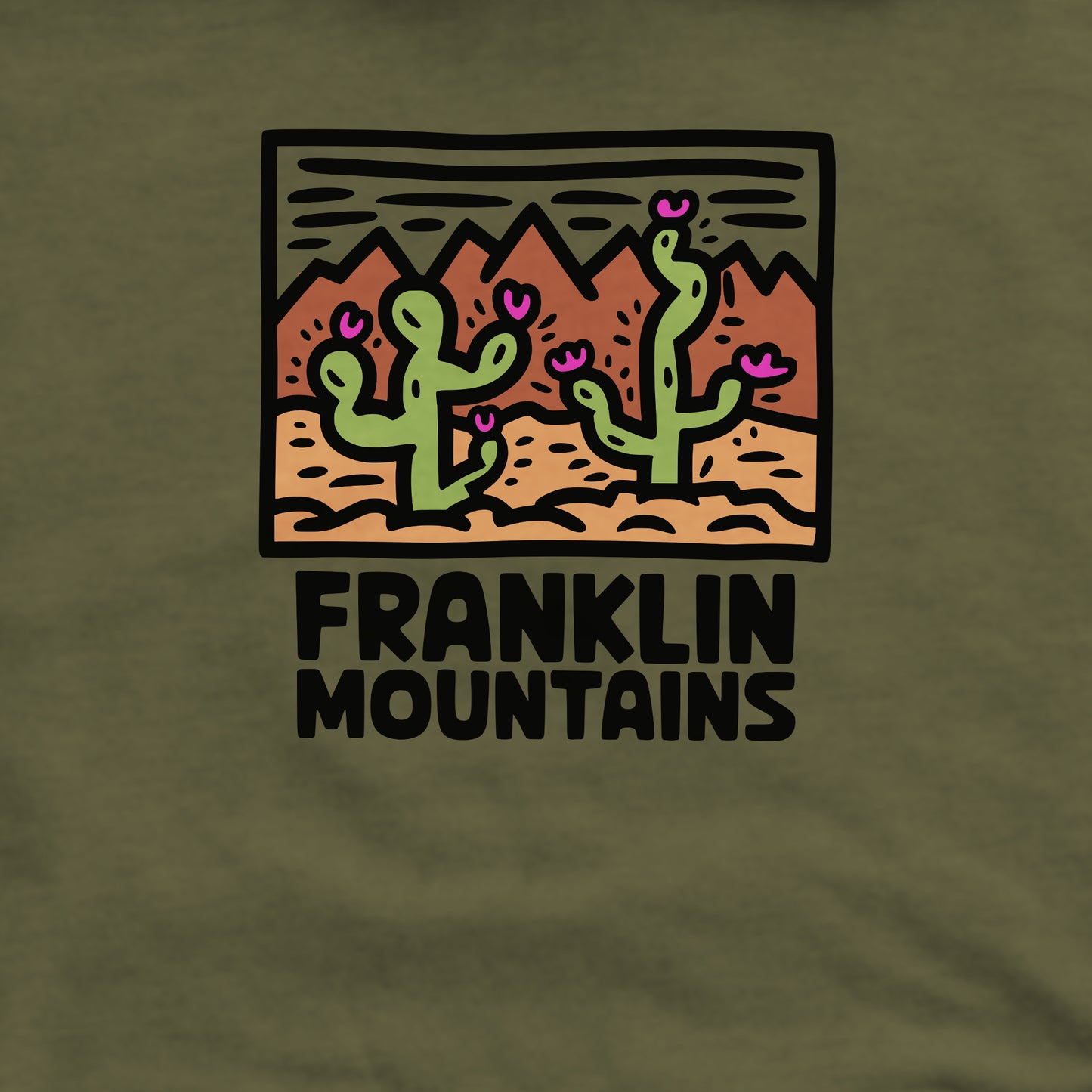 Franklin Mountains State Park Crewneck Sweatshirt Adventure and Outdoors Themed Sweatshirt