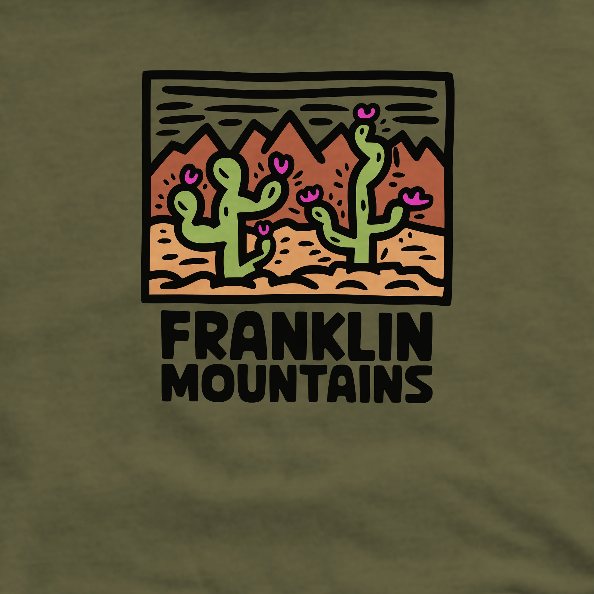 Franklin Mountains State Park Crewneck Sweatshirt Adventure and Outdoors Themed Sweatshirt