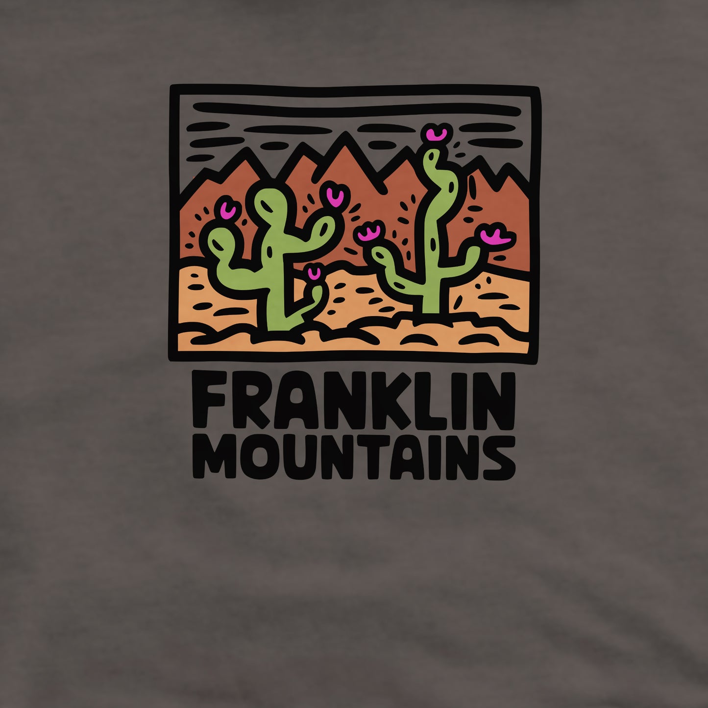 Franklin Mountains State Park Crewneck Sweatshirt Adventure and Outdoors Themed Sweatshirt