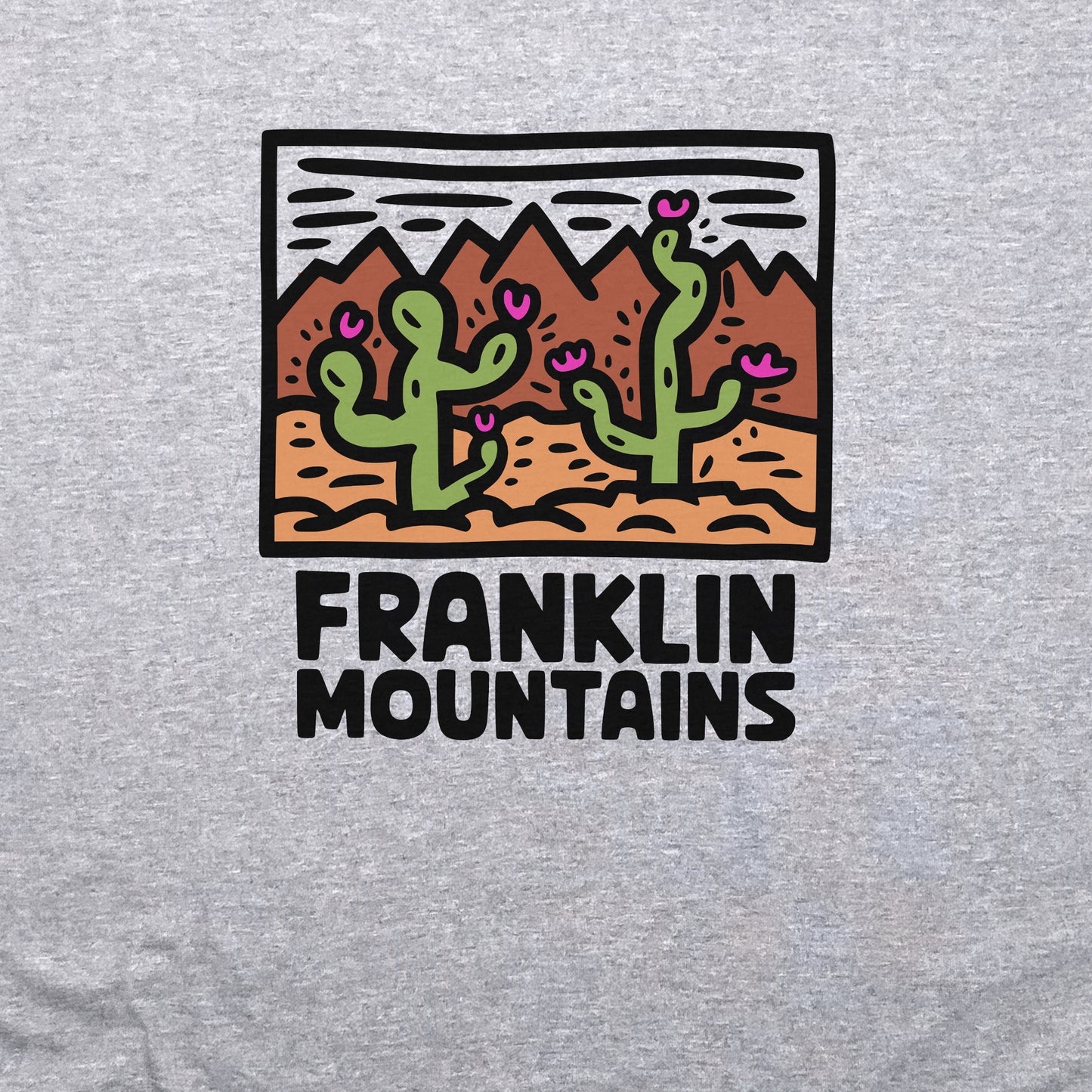 Franklin Mountains State Park Crewneck Sweatshirt Adventure and Outdoors Themed Sweatshirt