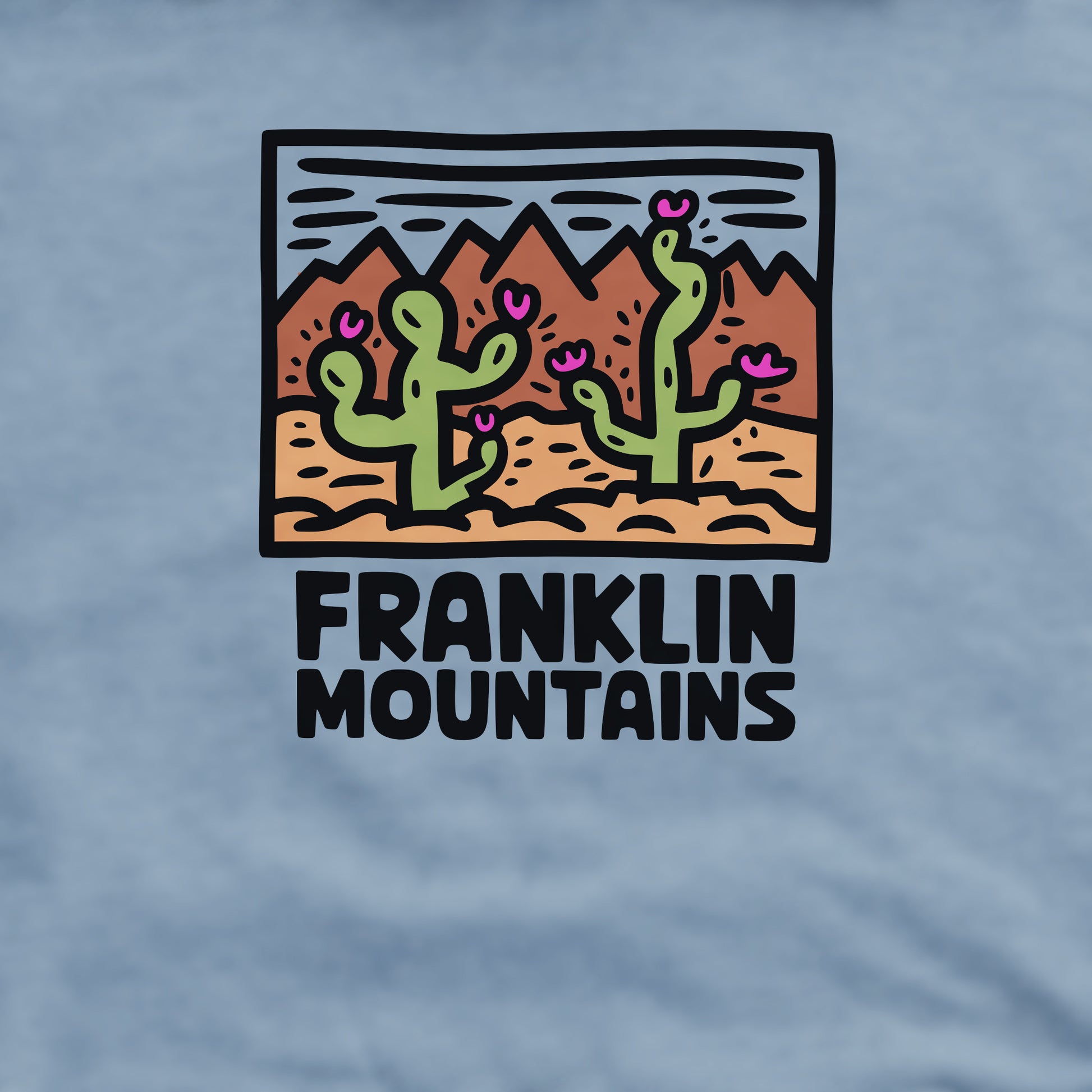 Franklin Mountains State Park Crewneck Sweatshirt Adventure and Outdoors Themed Sweatshirt