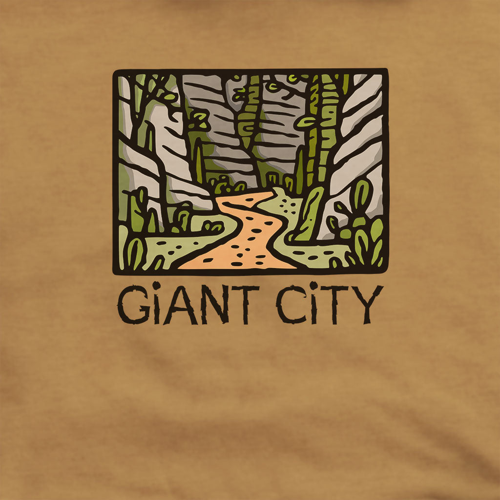 Giant City Hoodie Adventure and Outdoors Themed Hoodie