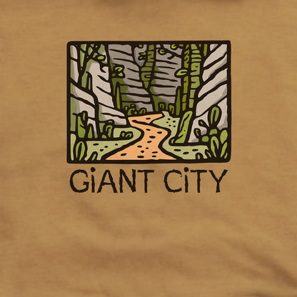 Giant City Hoodie Adventure and Outdoors Themed Hoodie