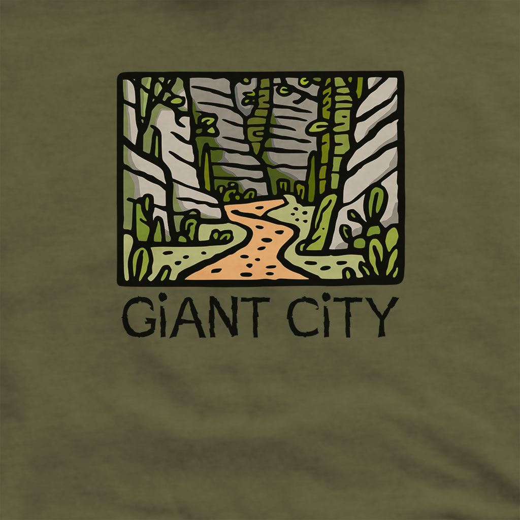 Giant City Hoodie Adventure and Outdoors Themed Hoodie