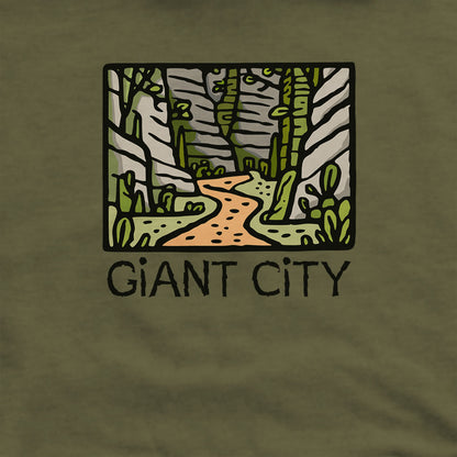 Giant City Hoodie Adventure and Outdoors Themed Hoodie