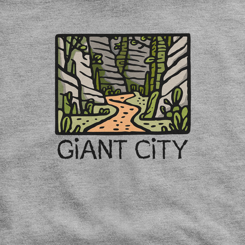 Giant City Hoodie Adventure and Outdoors Themed Hoodie