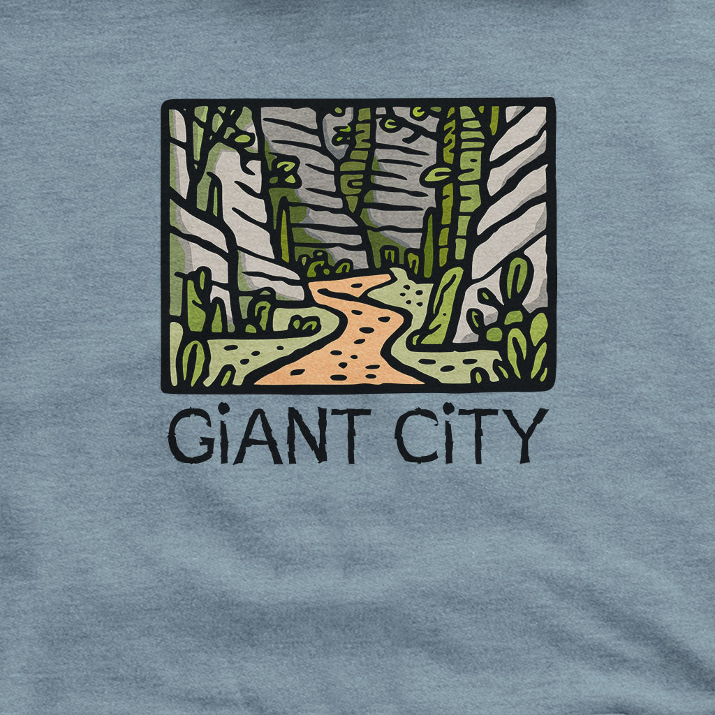 Giant City Hoodie Adventure and Outdoors Themed Hoodie
