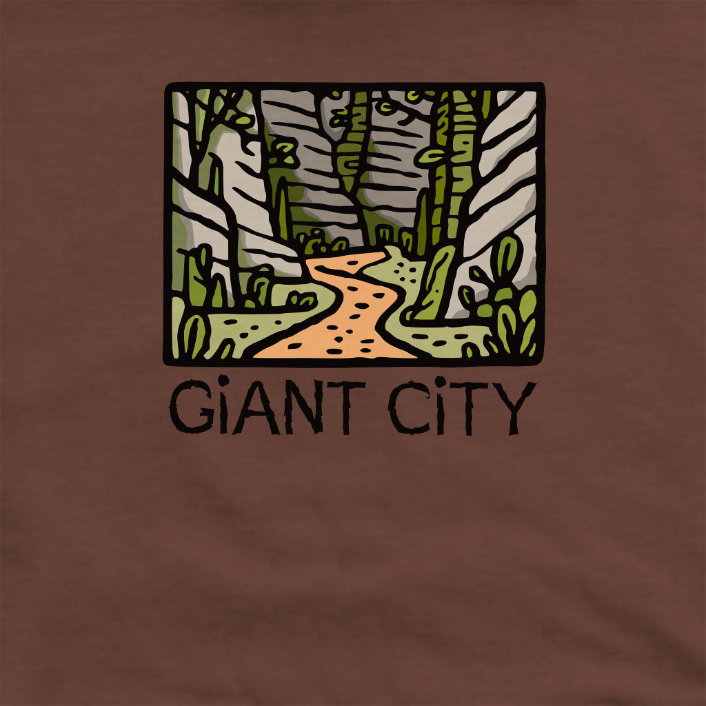 Giant City Crewneck Sweatshirt Adventure and Outdoors Themed Sweatshirt