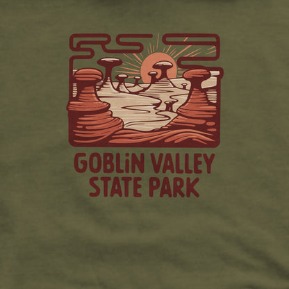 Goblin Valley State Park Crewneck Sweatshirt Adventure and Outdoors Themed Sweatshirt