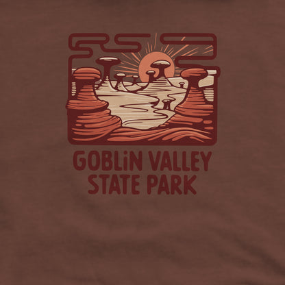 Goblin Valley State Park Crewneck Sweatshirt Adventure and Outdoors Themed Sweatshirt