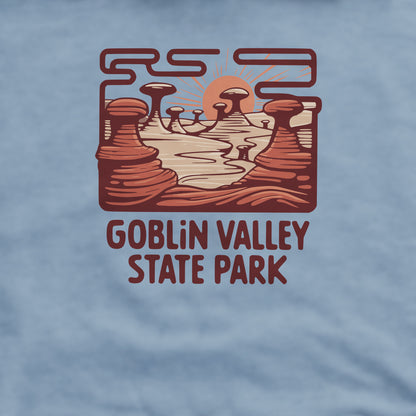 Goblin Valley State Park Crewneck Sweatshirt Adventure and Outdoors Themed Sweatshirt