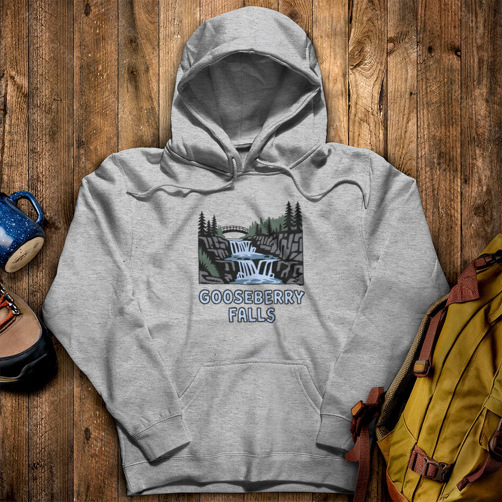 Gooseberry Falls State Park Hoodie Sport Grey Adventure and Outdoors Themed Hoodie