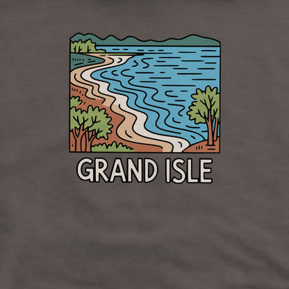 Grand Isle State Park Crewneck Sweatshirt Adventure and Outdoors Themed Sweatshirt