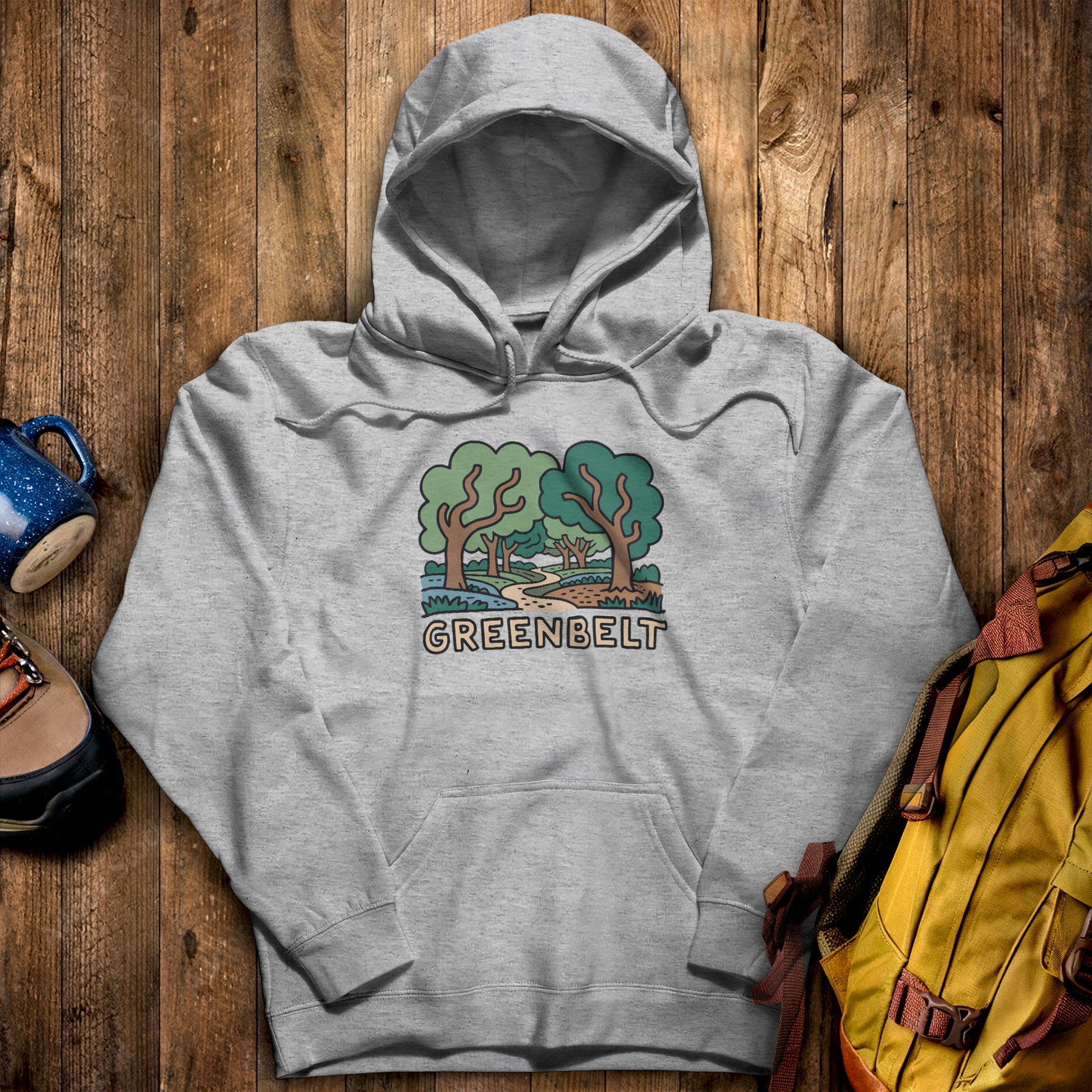 Greenbelt Park Hoodie Sport Grey Adventure and Outdoors Themed Hoodie