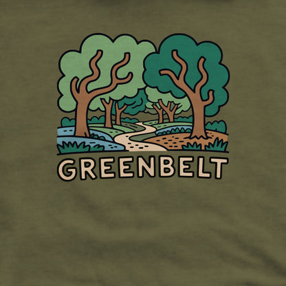 Greenbelt Park Crewneck Sweatshirt Adventure and Outdoors Themed Sweatshirt